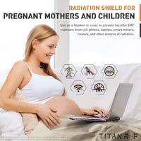 Súprava Mission Darkness TitanRF Faraday Fabric Pro na vlastnú výrobu, vojenská trieda, blokovanie RF signálu 1,1 m x 5,5 m, proti WiFi, Bluetooth a mobilným sieťam 6