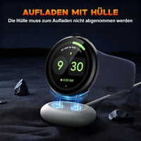 Puzdro Misxi pre Google Pixel Watch 4 z tvrdého PC s ochranou displeja, 41 mm, priehľadné – 2 ks 2