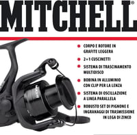 Rybársky navijak s voľnobežnou brzdou Mitchell MX1 FS 6500 4