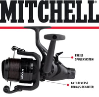 Mulinetă de spinning Mitchell MX1 FS 6500 - Mulinetă de pescuit din aluminiu cu sistem Free Spool pentru crap și păstrăv, cu sistem de oscilație paralelă 3