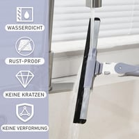 Mitclear 120 cm-es padlótisztító mop hosszú nyéllel, gumiseprű nedves-száraz tisztításhoz 6