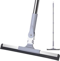 Mitclear 120 cm-es padlótisztító mop hosszú nyéllel, gumiseprű nedves-száraz tisztításhoz 1