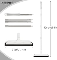 Mitclear Vízlehúzó Gumikefe Állítható Nyéllel 126cm Fürdőszoba Konyha 3