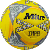 Futbalová lopta Mitre Impel Evo – Tréningová lopta s technológiou Hyperseam, fluoreskujúca žltá/čierna/sivá, veľkosť 5 3
