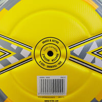 Futbalová lopta Mitre Impel Evo – Tréningová lopta s technológiou Hyperseam, fluoreskujúca žltá/čierna/sivá, veľkosť 5 6