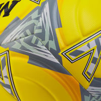 Futbalová lopta Mitre Impel Evo – Tréningová lopta s technológiou Hyperseam, fluoreskujúca žltá/čierna/sivá, veľkosť 5 5