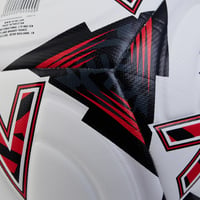 Futbalová lopta Mitre Impel Evo | Odolná tréningová lopta | Technológia Hyperseam | Biela/Čierna/Červená | Veľkosť 4 | 63,5-66 cm 5