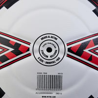 Futbalová lopta Mitre Impel Evo | Odolná tréningová lopta | Technológia Hyperseam | Biela/Čierna/Červená | Veľkosť 4 | 63,5-66 cm 6