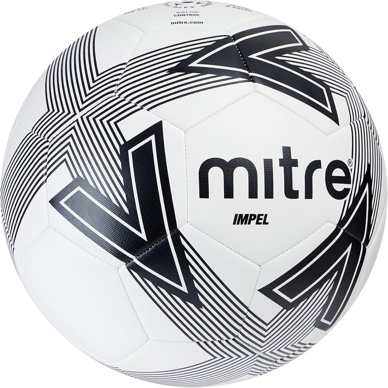 Mitre Impel futball labda - 5, Ball pump not included, White/Black22, impel