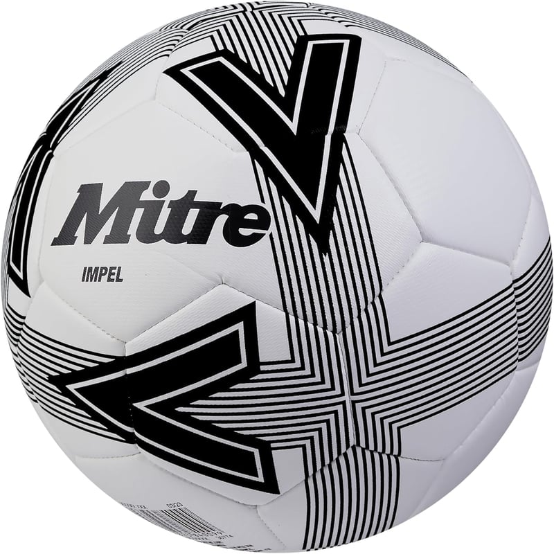 Mitre Impel futball labda - 5, Ball pump not included, White/Black22, impel