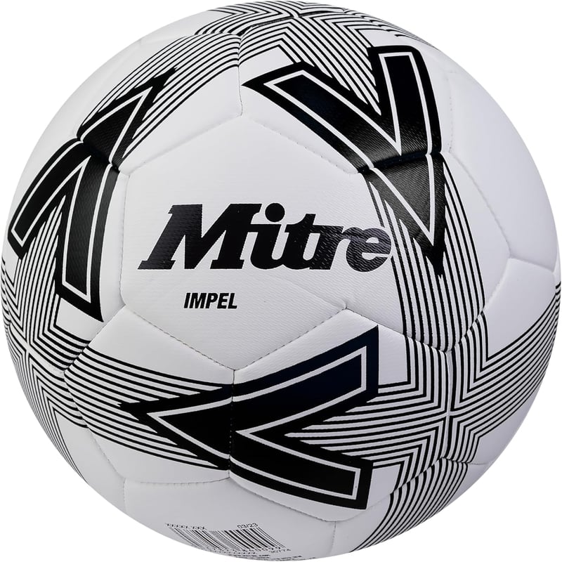 Mitre Impel futball labda - 5, Ball pump not included, White/Black22, impel