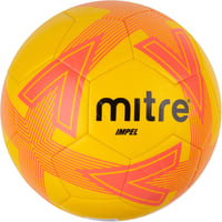 Minge de fotbal Mitre Impel L30P - Galben/Portocaliu, mărimea 5 - Minge de fotbal durabilă și stabilă dimensional 3