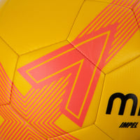 Minge de fotbal Mitre Impel L30P - Galben/Portocaliu, mărimea 5 - Minge de fotbal durabilă și stabilă dimensional 4