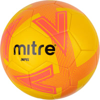 Minge de fotbal Mitre Impel L30P - Galben/Portocaliu, mărimea 5 - Minge de fotbal durabilă și stabilă dimensional 2