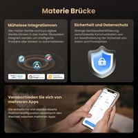 MIUCDA Zigbee Matter Thread Gateway okos otthon automatizáláshoz Alexa Google HomeKit - brown 3