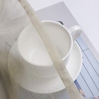 MIULEE 2 darabos voile függöny szett, átlátszó fényáteresztő függöny hálóhoz 4