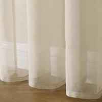MIULEE 2 darabos voile függöny szett, átlátszó fényáteresztő függöny hálóhoz 7