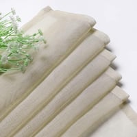 MIULEE 2 darabos voile függöny szett, átlátszó fényáteresztő függöny hálóhoz 8