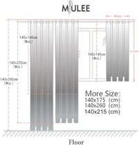 MIULEE Fehér Csipke Függöny - Fényáteresztő Fűzős Függönypár Nappali és Gyerekszoba Dekorációhoz - Mosható Poliészter, 245x150 cm, 2 db 7