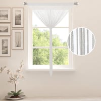 Perdea cu șnururi MIULEE, Negru, 90x200 cm - Perdea ușă împotriva insectelor și separator de cameră 2