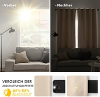 MIULEE sötétítő függöny szett 2 darab 245 cm sötét bézs hőszigetelő 3