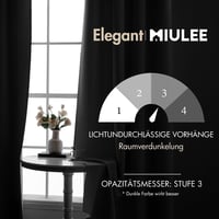 MIULEE sötétítő függöny szürke-fehér 140x245 cm, 2 darabos szett, hőszigeteló 3