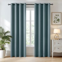 MIULEE sötétítő függöny szürke-kék 225x140 cm 2 db hálószobához 1