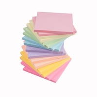 MIUTME Samolepiace bločky 16 kusov 75x75 mm v 8 farbách, lepiace papieriky na poznámky, kancelárske a školské potreby, pripomienkové lístky 1