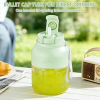 MIUUIPI hordozható turmixpalack, 1300 ml, vezeték nélküli, újratölthető - világoszöld 5