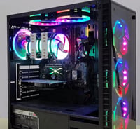 MIWATT RGB LED Ventilátor 120mm Számítógép Ház Hűtő Csendes Távirányítós Színváltós 6 Darabos Csomag 9