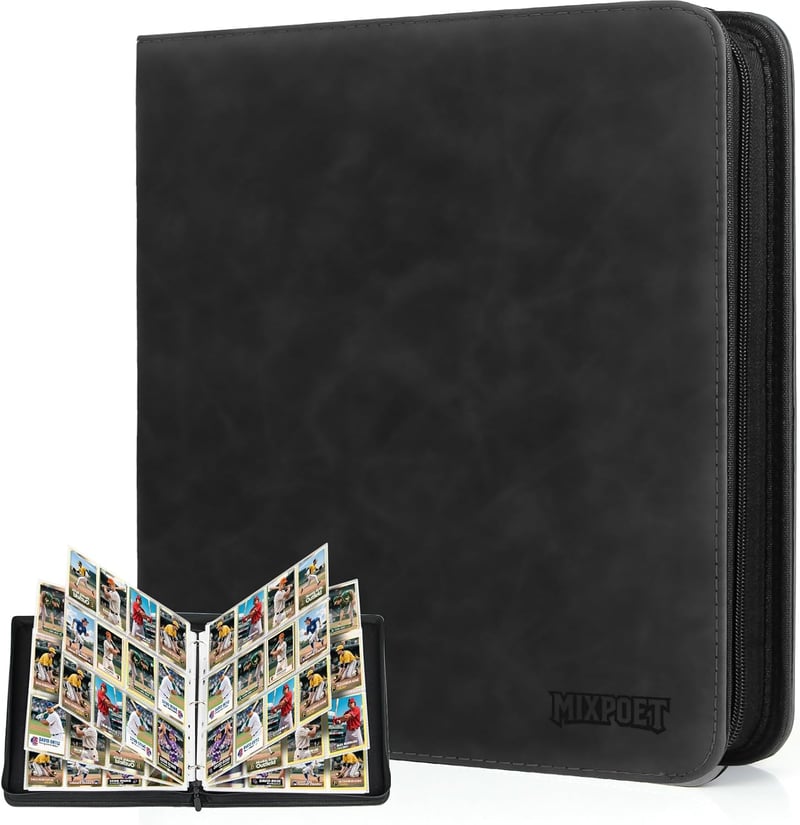 MIXPOET Trading Card Album 12 Zsebből 960 Kártyához YGO MTG TCG