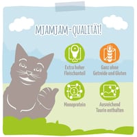 MjAMjAM Prémium Macska Nedveseledel – Csirke Párolt Tökkel, 6 x 200 g, Gabonamentes, Extra Hústartalommal 4
