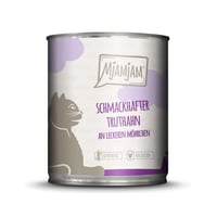 MjAMjAM Premium vlažna hrana za mačke – Ukusna puretina s finom mrkvom, 6 x 800 g, bez žitarica s visokim udjelom mesa 4