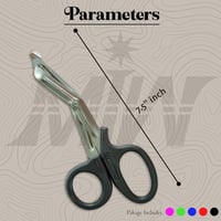 MJW Trauma Olló Készlet 5 Darabos Rozsdamentes Acél Elsősegély Kötszer Olló 19cm Konyha Iroda Kreatív Munkákhoz 6
