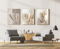 MKHFUW Modern Boho Dekoratív Falképek Szett 3 Darab 40x60cm Absztrakt Poszter 1