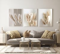 MKHFUW Modern Boho Dekoratív Falképek Szett 3 Darab 40x60cm Absztrakt Poszter 3