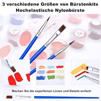 MLMYH set za slikanje po brojevima za odrasle i djecu, DIY set akrilnih boja, slika na platnu za uređenje doma, poklon za početnike, bez okvira 6