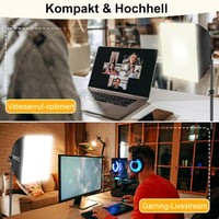mmcrz 2db Profi Softbox Szett 40x40cm 85W LED Lámpa Fotózáshoz Videózáshoz 3