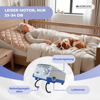 Saltea Antiescară cu Presiune Alternativă Mobiclinic Mobi1 cu Pompă, Capacitate 135 kg, Culoare Bej 5