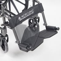 Skladací invalidný vozík Mobiclinic S220, šírka sedadla 40 cm – čierny 8