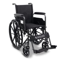 Skladací invalidný vozík Mobiclinic S220, šírka sedadla 40 cm – čierny 1