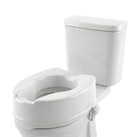 Mobiclinic Titanium povišica za WC školjku 10 cm, bijela, iznimno stabilan nastavak za WC za starije osobe 1