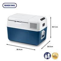 Lada frigorifică cu compresor electric Mobicool MCF32 32L, 12/24V și 220-240V, pentru mașină, rulotă, barcă, de la -10°C la +10°C 3