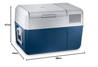 Mobicool MCF60 kompresszoros hűtőláda - 58 L - kék/szürke - 12/24 V DC / 100-240 V AC 6
