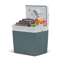 Elektrická chladiaca taška Mobicool ME24, 23 litrov, sivá, 12 V a 230 V, do auta, na kempovanie, na loď, režim Eco/Max, prenosná minichladnička 2
