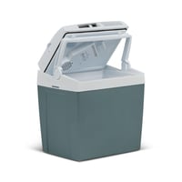 Elektrická chladiaca taška Mobicool ME24, 23 litrov, sivá, 12 V a 230 V, do auta, na kempovanie, na loď, režim Eco/Max, prenosná minichladnička 1