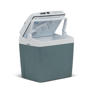Mobicool ME24 električni prijenosni hladnjak, 23 litre, siva boja, 12V i 230V, za automobil, kampiranje, brod, Eco/Max način rada, prijenosni mini hladnjak