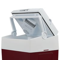 Elektrická chladiaca taška Mobicool ME27, 26 l, vínovo červená, 12 V a 230 V, do auta, na kempovanie, na loď, ľahká, prenosná, režim Eco/Max 3