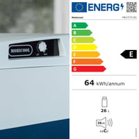 Elektrická chladiaca taška Mobicool ME27, 26 l, modrá, 12 V a 230 V, do auta, na kempovanie, na loď, ľahká, prenosná, režim Eco/Max, priehradka na kábel 6