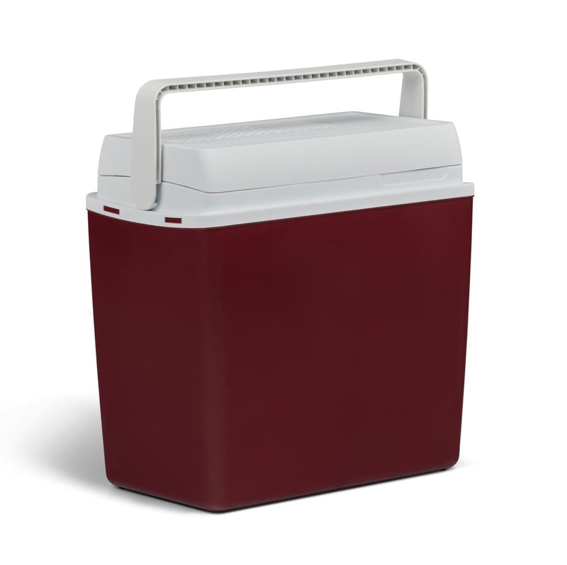 Ladă frigorifică electrică Mobicool Mirabelle MM24 DC, 21 litri, 12V, pentru mașină și camion - Ladă frigorifică termoelectrică, vișinie